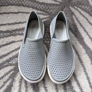 CROCS Kids Gray Slip-On Shoes